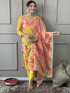Kalaai Designer Muslin Printed Kurti With Bottom Dupatta Wholesale Clothing Suppliers In India
